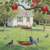 Hanging Bird Bath Feeder for Outdoor Garden Patio Decoration
