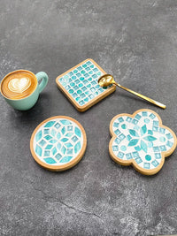 Glow-in-the-Dark Acrylic Mosaic Tiles for DIY Crafts, Kids' Art, Coasters, and Candle Holders