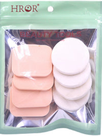 Disposable Makeup Sponge for Liquid Foundation, Wet & Dry Use, Non-Absorbent, Expands When Wet
