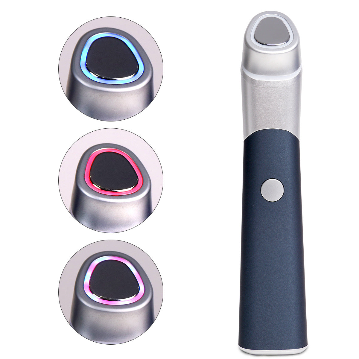 3-Color LED EMS Vibration Facial & Eye Massager for Lifting & Tightening