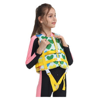 Newao Kids' Anti-Flip Safety Swim Vest with Buoyancy for Toddlers and Children, Portable Fishing Life Jacket