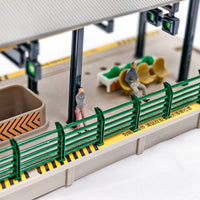 Miniature Metal Guardrail Model for Dioramas and Architectural Sandtables, 1:87/1:64 Scale