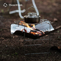 Thous Winds Ultralight Titanium Fire Pit Outdoor Wood Stove BBQ Grill