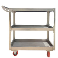 Multi-Layer Stainless Steel Tool Cart with Wheels for Workshop and Repair