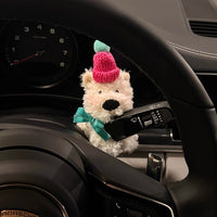 Cute Puppy Car Interior Decor Hanging Ornament for Wiper Turn Signal