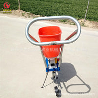 Manual Push Fertilizer Spreader and Seeder for Corn, Peanuts, and Soybeans