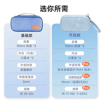 Portable Breast Milk Cooler Bag with 10mm Insulation for Work and Travel