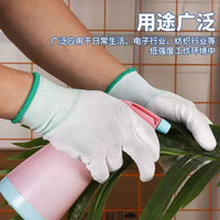 PU Coated Nylon Work Gloves - Thin, Wear-Resistant, Non-Slip, Anti-Static Safety Gloves
