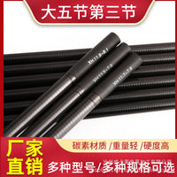 Carbon Fiber Fishing Rod Tip Section Replacement for Tai Fishing Rods, 8.9-11.8mm Diameter