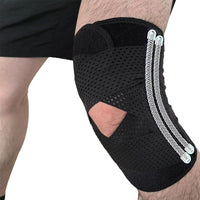 Japanese Style Thin Pressure Knee Brace for Hiking Cycling Adjustable Patella Meniscus Support