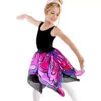 Girls' Butterfly Wing Costume Set with Headband and Tutu Skirt for Performance and Cosplay