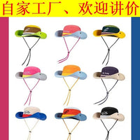Women's Color Block Bucket Hat with Smile Face Patch for Outdoor Hiking and Travel