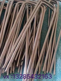 Galvanized U-Shaped Garden Staples for Weed Barrier Fabric and Netting