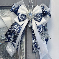 Lolita Bowknot Ribbon Brooch DIY Material Pack for Backpack Decoration