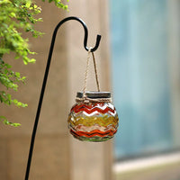 Shepherd Hook Outdoor Garden Iron Ground Stake for Solar Lanterns and Decorations