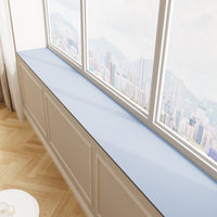 Faux Leather Window Sill Mat Waterproof Non-Slip Dustproof Balcony Bay Window Protector Pad