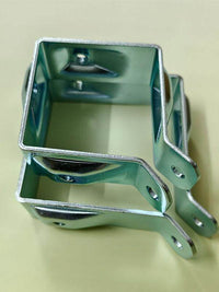 Galvanized Fence Post Clamp Bracket for 80x80 and 60x60 Square Tubing