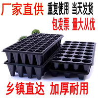 Seedling Starter Trays for Plants, Vegetables, Succulents - Deepened Plastic Nursery Germination Trays