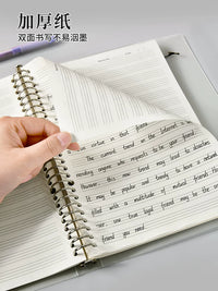 Victorli Detachable B5/A4 English Exercise Notebook with Refillable Pages for Students