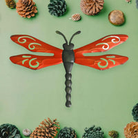 Metal Dragonfly Wall Decor for Outdoor Garden and Indoor Living Spaces
