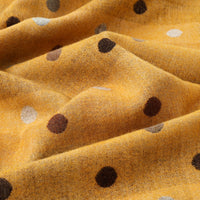 Polka Dot Faux Cashmere Scarf Shawl for Women and Men, Plaid Color Block Winter Scarf