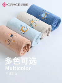 Jie Li Ya Quick Dry Hair Towel Wrap Super Absorbent Thickened Microfiber Bath Cap