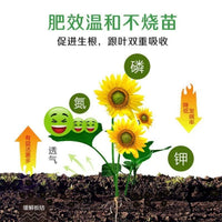 Boxwood & Flower Organic Granular Slow-Release Fertilizer, Soybean Meal Fertilizer for Boxwood Stump Bonsai
