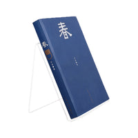 Acrylic Bookends Clear Desktop Book Holder for Library and Bookstore Display
