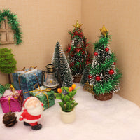 Miniature Christmas Tree Dollhouse Decoration