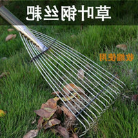 Adjustable Width Steel Wire Rake for Gardening and Agriculture