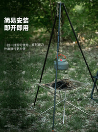 Outdoor Camping Tripod Grill Stand Portable Folding Fire Pit for Cooking and BBQ