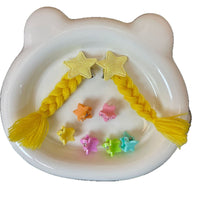 Doll Braided Pigtails Hair Accessories for 10cm Cotton Dolls
