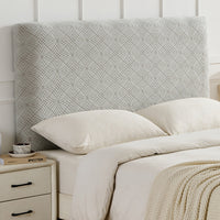 Thickened Jacquard Stretch Headboard Cover Dustproof Anti-Slip Wear-Resistant Bed Backrest Protector