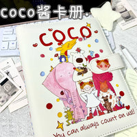 Korean Style Cartoon Fish A5 PU Leather Photocard Holder Album for K-Pop Photocards