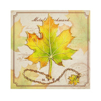 Creative Leaf Metal Bookmark, Elegant Floral Plant Design, Reading Marker Gift for Students and Friends