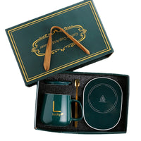 55°C Coffee Mug Warmer with Ceramic Mug Gift Set