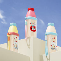 Dopamine Travel Toothbrush Holder and Rinse Cup Set, 3-in-1 Portable Toothbrush and Toothpaste Storage for Home and Kids