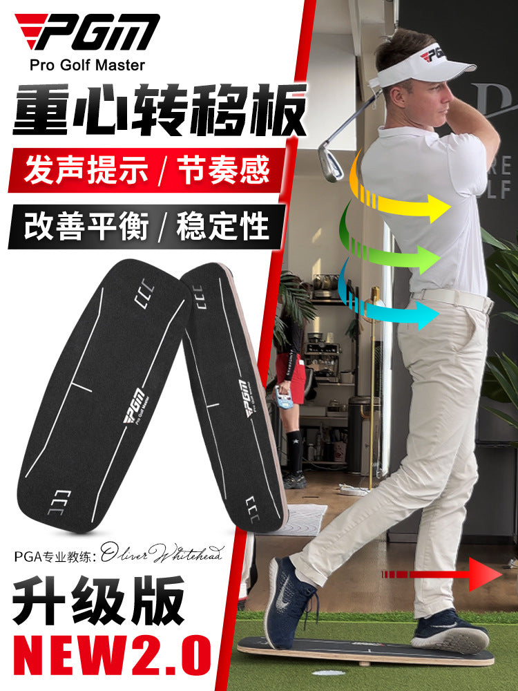 PGM Golf Swing Trainer Balance Board for Beginners - Improve Stability, Prevent Reverse Pivot, Increase Swing Speed