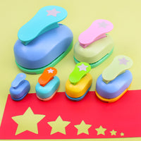 Effort-Saving Star and Heart Shape Paper Punch Set for DIY Craft and Scrapbooking