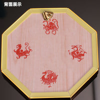 Feng Shui Bagua Mirror with Tai Chi and Yin Yang Fish for Protection and Good Fortune
