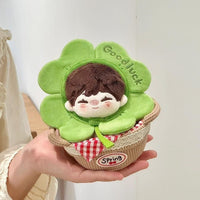 Cute Lucky Four-Leaf Clover Headband for 10cm Plush Dolls