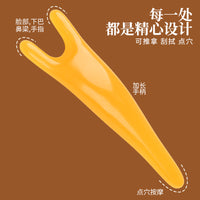 Resin Gua Sha Nose Scraper for Facial Massage and Meridian Dredging