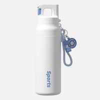 316 Stainless Steel Insulated Sports Water Bottle with Straw, Large Capacity Portable for Students & Outdoor Fitness