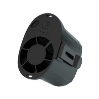 Portable Waist Clip Fan with Replaceable Battery, USB Rechargeable, Brushless Motor for Outdoor Work