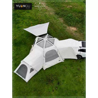 Car Side Hexagonal Tailgate Tent for Outdoor Camping and Travel