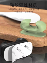 Wall-Mounted Rice Paddle Holder with Silicone Hook for Kitchen
