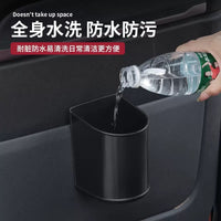Universal Car Door Side Storage Box with Cup Holder for Drinks and Backseat Organizer