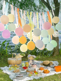 Macaron Balloon Set for Outdoor Lawn Birthday Party Decorations and Photo Props