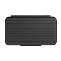 SUSHUN Portable Ultra-Thin Cigar Humidor Travel Case with Drawer
