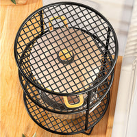 Under Sink Organizer, Pot Rack, Multi-functional Countertop Storage Shelf for Kitchen Cabinets